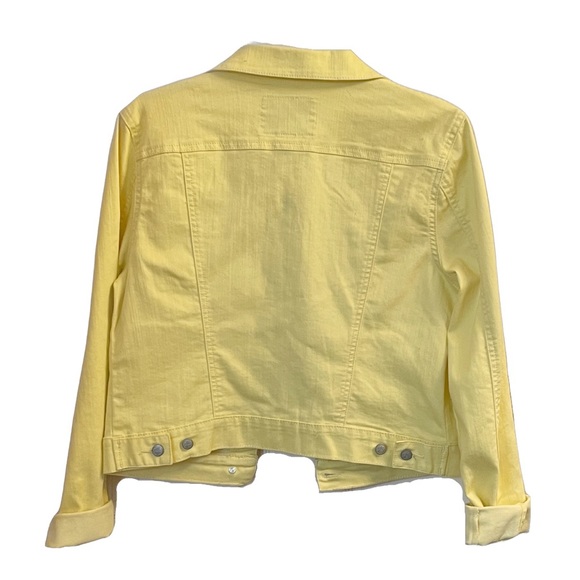 American Rag Jean Jacket, NWT Yellow M - Picture 2 of 9